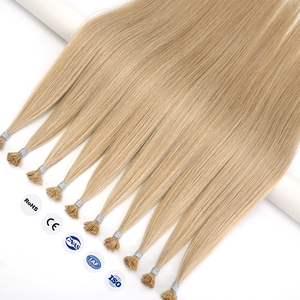 Extensions de cheveux Remy russes 100 % naturels non traités, double épaisseur, à kératine, lisses, pré-collées, mini pointes plates en K, 100 g, vente en gros - Product Image 6