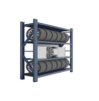 Étagère à fils d'acier à 4 niveaux et rayonnage à navette JZA, capacité de charge de 200 kg, résistant aux intempéries, antirouille, durable, pour stockage en entrepôt