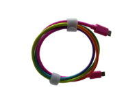 Kabel pengisi daya Cepat tembaga polos 30AWG kawat kepang Tipe C ke Tipe C warna-warni dengan harga kompetitif untuk transmisi Data