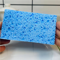 Éponge de nettoyage en forme de U écologique, éponge de nettoyage de cuisine biodégradable naturelle, éponge en forme de bec de canard en mousse