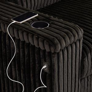 Nuevo sofá multifunción personalizado para sala de estar, almacenamiento de terciopelo, sofá para el hogar, 5 plazas, sofá en forma de <span class=keywords><strong>L</strong></span>, conjunto de sofá de pana negra, muebles - Product Image 4