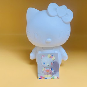 Figura de Hello Kitty sin Pintar de Fábrica con Pinturas Acrílicas, Kits de Pintura para Niños, Manualidades, Muñeca de Vinilo Blanca, Juguete, Gato Fluido para Pintar DIY - Product Image 2