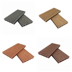 Anhui Guofeng WPC 21-26mm thickness WPC flooring Waterproof 2D wood plastic deck