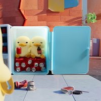 Authentique POP MART mini DUCKOO Citywalk Blind Box Style Confirmé Figurine Canard Mignon Décoration de Bureau Jouet d'Art de Collection