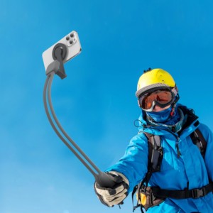 Support de téléphone magnétique flexible et étanche, rotation à 360 degrés, forte aspiration, pour VLOG en vue à la troisième personne, idéal pour les paresseux - Product Image 2