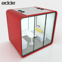 Installation facile Cabine téléphonique mobile Cabine de réunion privée insonorisée avec système d'air frais