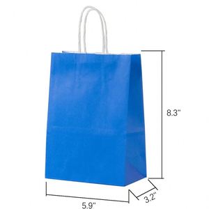 Bolsas de Regalo de Papel Kraft con Asa para Pequeños Negocios, Tiendas Minoristas, Joyería, Mercancía, Bolsas de Compras, Elegantes Bolsas de Papel para Regalos - Product Image 3