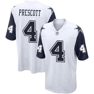 Jersey Dallas Putih 2026 Kustom, Kaos Sepak Bola Amerika Jahitan Bordir, Seragam Pemuda, Pakaian Olahraga dengan Logo - Product Image 2