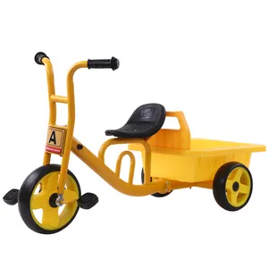 Triciclo para niños pequeños con cesta de almacenamiento, triciclo de tres ruedas para niños pequeños, triciclos duraderos para niños pequeños para uso en interiores y exteriores, juguete para niños