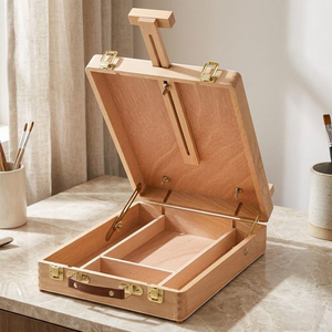 Caja <span class=keywords><strong>de</strong></span> Madera para Artistas, Caja <span class=keywords><strong>de</strong></span> Dibujo Portátil, Soporte <span class=keywords><strong>de</strong></span> <span class=keywords><strong>Pintura</strong></span> <span class=keywords><strong>de</strong></span> Escritorio, Almacenamiento <span class=keywords><strong>de</strong></span> Arte, Equipo <span class=keywords><strong>de</strong></span> Estudio <span class=keywords><strong>de</strong></span> Arte, Caballete <span class=keywords><strong>de</strong></span> <span class=keywords><strong>Pintura</strong></span> para Aula - Product Image 5