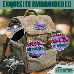 Reluctant Walkers Club Embroidery Patch 3 Inches Iron On Sew On Travel <b>Applique</b> Patch For Bags - Product Image 5