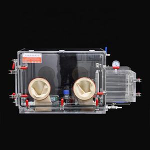 Boîte à gants en acrylique à gaz inerte Personnalisez la fenêtre avant pour ouvrir la boîte d'opération avec antichambre à vide Chambre anaérobie - Product Image 5