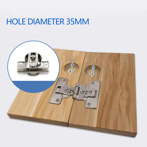 Armadio nascosto sovrapposizione cerniera porta pieghevole mobili regolabile lembo cerniera pieghevole - Product Image 2