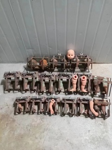 Tam vücut yeniden doğmuş kadın Genital organlar manken kiti Pvc kafa PVC oyuncak bebek kalıplama - Product Image 2