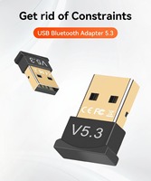 Adaptateur Nano USB BT5.3, clé Bluetooth pour connecter un casque, un clavier, une souris, un haut-parleur Bluetooth, Plug & Play, compatible avec Win11/10/8.1
