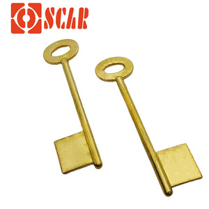 FE-1BG Hot Bán thương hiệu <span class=keywords><strong>Key</strong></span> Brass <span class=keywords><strong>Key</strong></span> khoảng trống phong cách Châu Âu Oscar phím cho cửa - Product Image 4