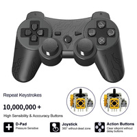 Manette de jeu sans fil rechargeable 2,4 G en gros, double joystick, prise en charge de la vibration, PC, Android, TV Box, téléphones mobiles, iOS via