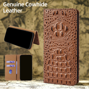 Funda Magnética Clásica de Cuero Genuino con Tapa Abatible, Protectora y Resistente a Golpes para <span class=keywords><strong>Samsung</strong></span> Galaxy S26 Ultra S25 S24 S23 Plus - Product Image 3