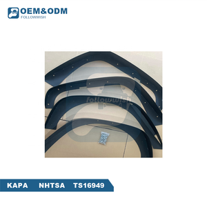 Followish <span class=keywords><strong>Precio</strong></span> de fábrica JL Ceja de rueda de hoja de sauce delantera y trasera para <span class=keywords><strong>Jeep</strong></span> Wrangler JL Ceja de rueda trasera - Product Image 1