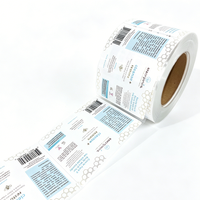 Autocollants en vinyle brillant imperméables personnalisés avec estampage à chaud pour les articles de première nécessité