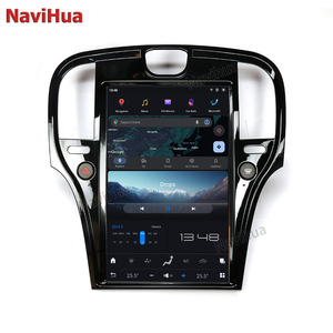 NaviHua Nouveauté Autoradio Android Écran tactile 14,4 pouces Lecteur <span class=keywords><strong>DVD</strong></span> de voiture Navigation GPS automobile pour Chrysler 300C 2015-2020 - Product Image 1