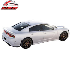 Pour Dodge Charger 2015-2023 SRT, lèvre de pare-chocs arrière noir mat, jupe latérale, style V2, PP, kit carrosserie de haute qualité - Product Image 2