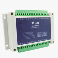 Módulo de Salida Analógica de un Solo Extremo de 16 Canales YMYS RS485 para Automatización Industrial PLC, 36V, Velocidad de Transmisión de 1200~115200bps, Precisión del 0.05%