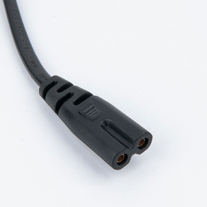 Cable de Alimentación de CA de 2 Pines para la UE con Conector Hembra |   Cable de Alimentación con Enchufe Europeo |   Fabricante de Arneses de Cables OEM Personalizados - Product Image 2