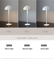 Lámpara de Mesa LED Moderna de Hierro Dailu, Lámpara de Escritorio Táctil para Hotel, Carga Inalámbrica de Lujo, Recargable, para Restaurante