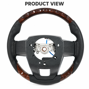 Volant de direction aspect bois 2015-2022 pour Toyota Hilux – Remplacement personnalisé pour ateliers et achats en gros - Product Image 2