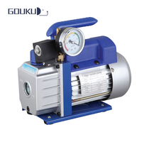 Pompa vakum 220V 50HZ listrik kecil, pompa putar mesin pembentuk vakum R134A