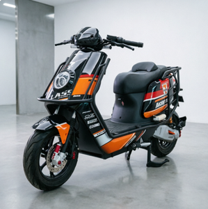 HONG NIU PLUS <span class=keywords><strong>Moto</strong></span> électrique <span class=keywords><strong>Red</strong></span> <span class=keywords><strong>Bull</strong></span> PLUS à longue portée (1455 mm) avec autonomie de 220 km, anti-évacuation, pour service commercial de livraison - Product Image 5
