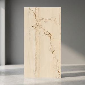 Katni Beige 800x1600mm Indian Made Marble Look Porcelain Tiles 9mm Glossy <b>Matte</b> Finish <b>Floor</b> And Wall Tiles - Product Image 1