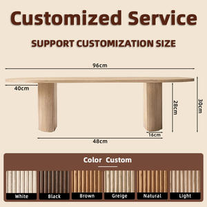 Otros Accesorios para Muebles para el Hogar, Juego de Muebles Modernos para Dormitorio, Mesa de Comedor Rectangular de Roble para Muebles de Villa de Lujo - Product Image 2