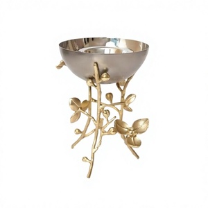 Brûleur d'encens en acier inoxydable de style arabe, support de décoration d'intérieur, anti-odeur, parfum musqué, vente chaude - Product Image 1