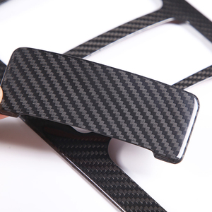 Bất Carbon Fiber Xe Phụ Kiện Nội Thất Cho Porsche Cayenne 2011 2017 Trung Tâm Điều Khiển Bánh Shift Bảng Điều Chỉnh Khung Trang Trí Bìa - Product Image 3