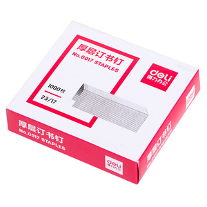Deli Thick Staples 0017 23/17 1000 Pieces Office Supplies - Product Image 1