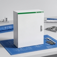 Armoire de distribution électrique triphasée basse tension en métal pour équipement d'automatisation industrielle, coffret de commande électrique