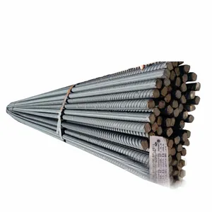 Barres en acier rondes décadrées, taille 8mm 6-12m, barres pour le béton renforcé, BS4449 Standard B500B