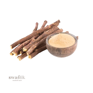 Alimentaire pur extrait de racine de réglisse poudre naturel Glycyrrhiza Glabra approvisionnement en vrac inde fabricant emballé sous vide pour l'exportation mondiale - Product Image 1