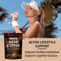 Café instantané Keto Diet SPL OEM en poudre, produits et suppléments, produits alimentaires pour un ventre plat, café minceur Keto en poudre