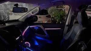 Đèn nội thất động SJC cho Mitsubishi Pajero nâng cấp 64 màu sắc cầu vồng <span class=keywords><strong>LED</strong></span> ánh sáng xung quanh 12V 3-5W các mẫu 2016-2022 - Product Image 5