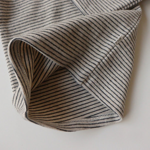 Ropa de dormir de invierno para niños y niñas, <span class=keywords><strong>pijamas</strong></span> personalizados de manga larga a rayas, 100% de algodón - Product Image 4