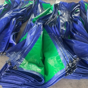 Bâche en PEHD imperméable de Chine, 200gsm 220gsm, bleue et verte, pour couverture de terrain de tennis - Product Image 2