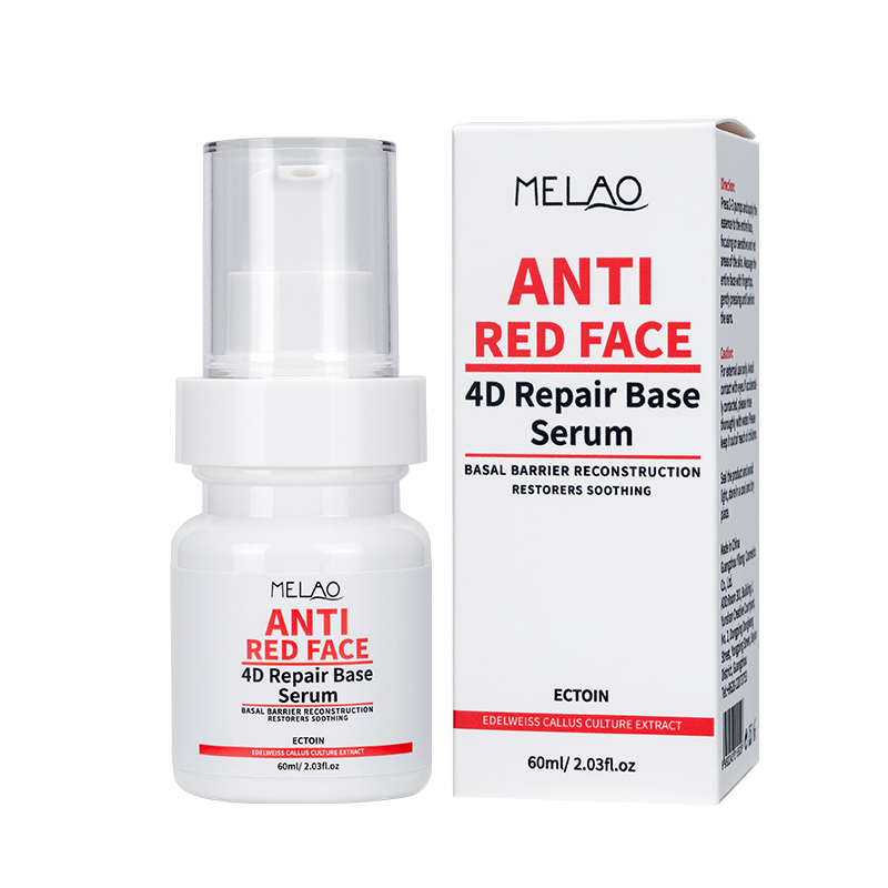 Siero viso con sollievo arrossamento