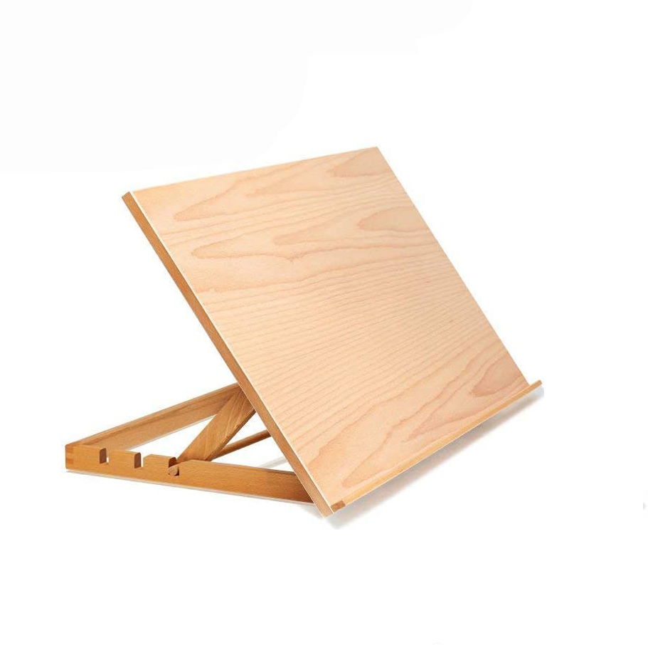 Специализированные задники для художника регулируемый деревянный стол настольного этюдника с мощную поддержку для живописи