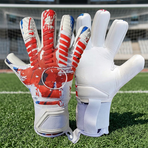 Guantes de Portero de Fútbol Blancos en Oferta, Guantes de Portero de Fútbol de Látex de Grado Superior de 4 mm de Grosor, Marca Personalizada Profesional - Product Image 5