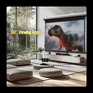<span class=keywords><strong>Écran</strong></span> de projection motorisé électrique intelligent 4K 16:9 de 100 <span class=keywords><strong>pouces</strong></span> gris cristal pour dropshipping - Product Image 4