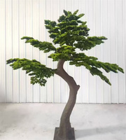FL-795 Arbre artificiel personnalisé pour intérieur et extérieur, grand tronc, pin, saule et érable, bonsaï, résistant aux UV en PE