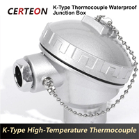 Sonde industrielle SS201 acier inoxydable M27 filetée 500 mm 1300 ℃ WRN230/WRN130 thermocouple type K
